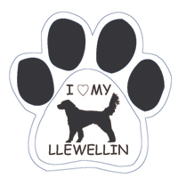 I Love My Llewellin Sticker